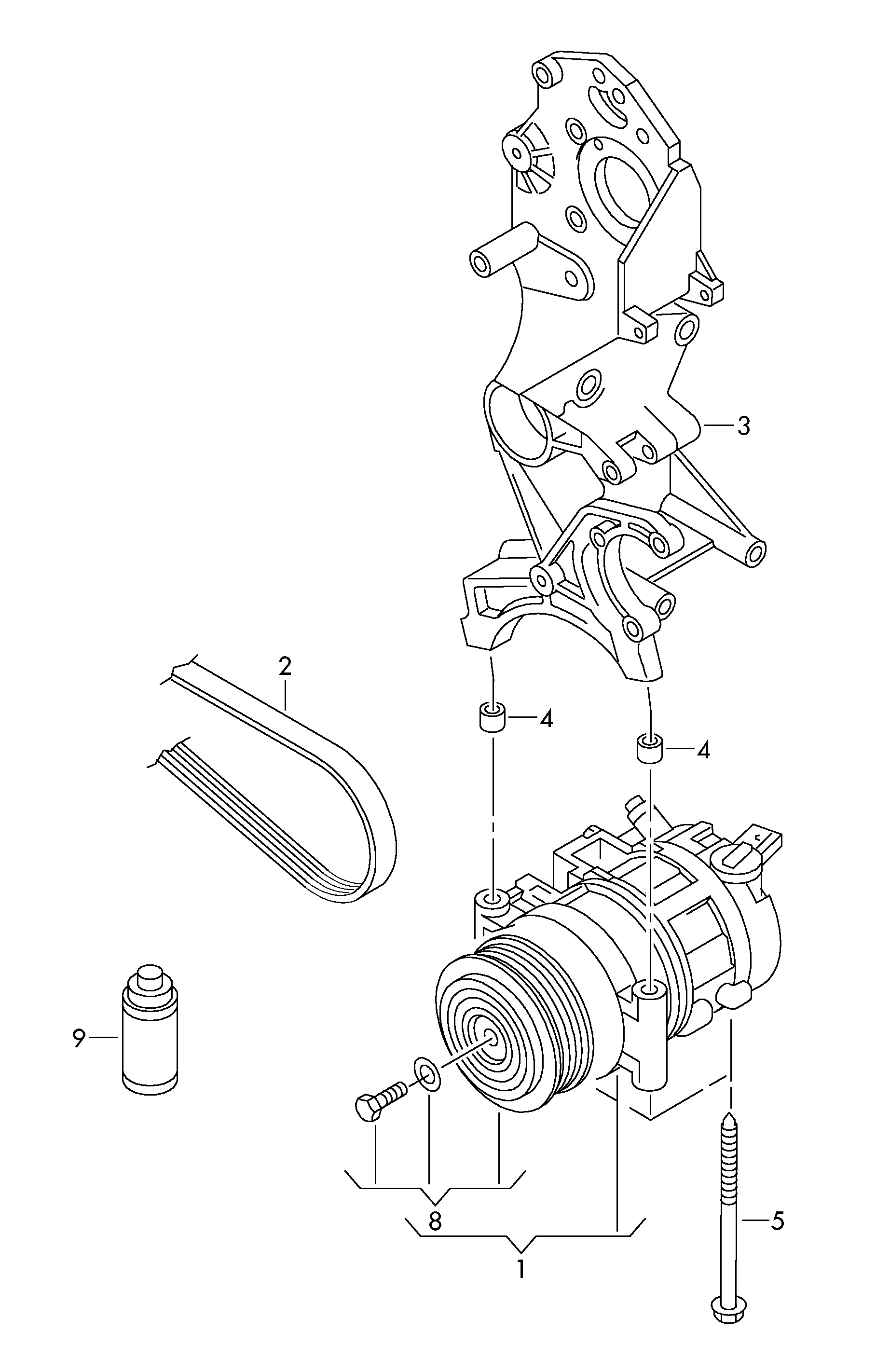 CUPRA 7E0820803A - A/C compressor autospares.lv