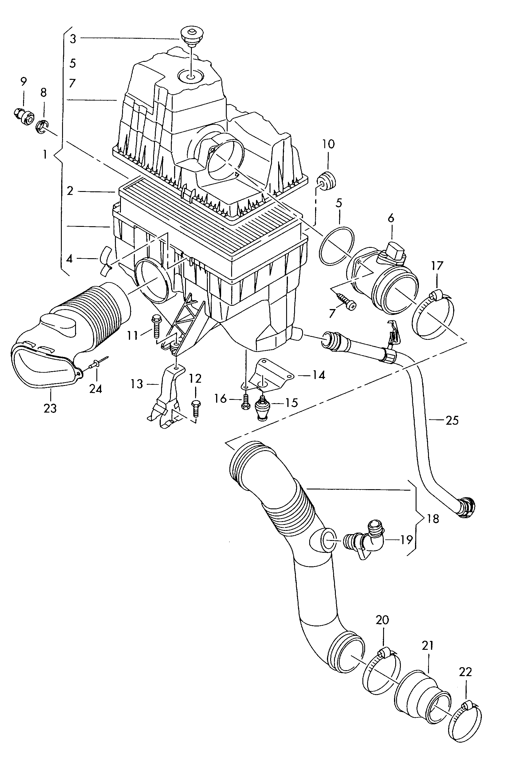 CUPRA 7H0129620 - Воздушный фильтр, двигатель autospares.lv