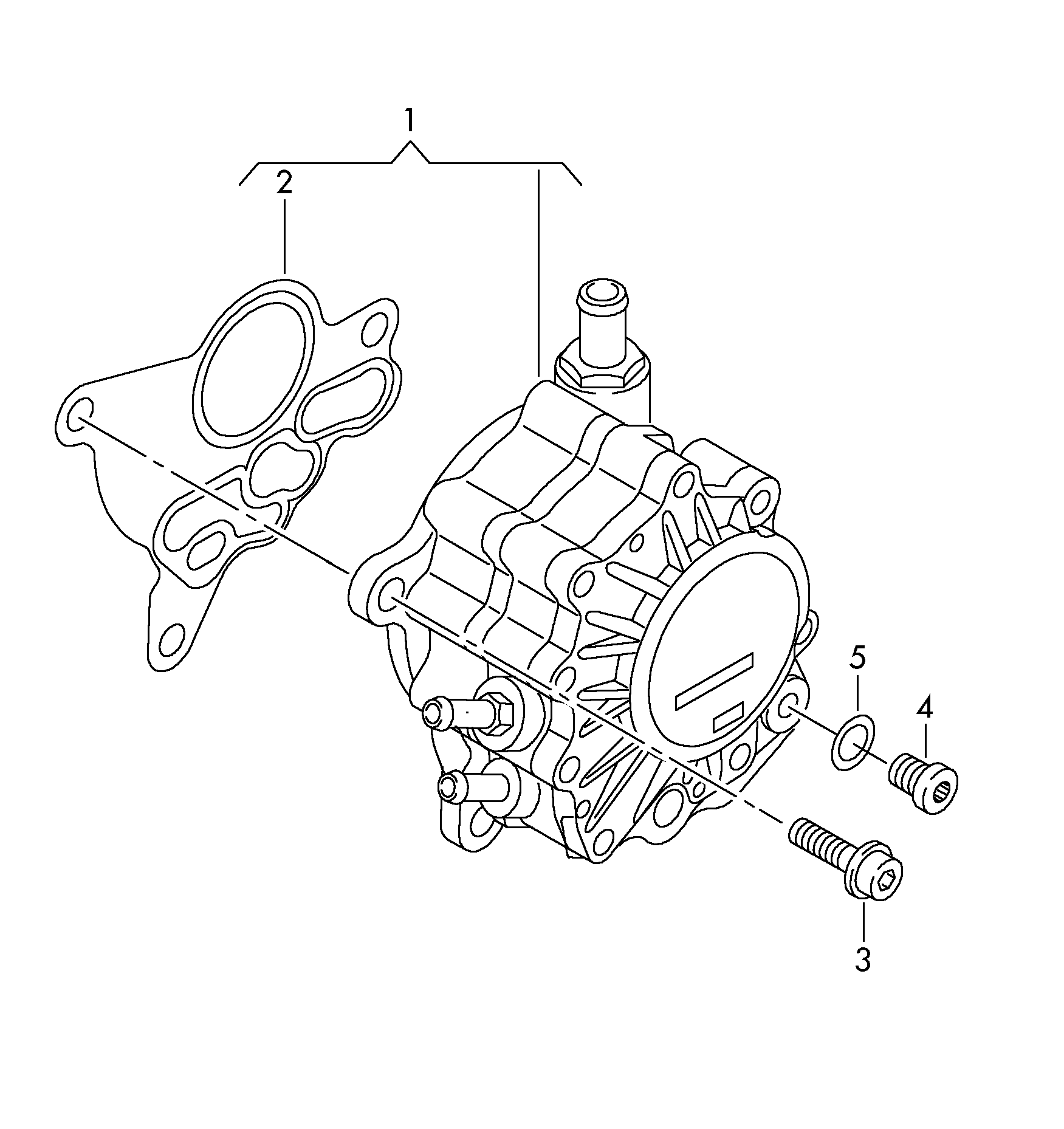 Seat 03G 145 209 C - Вакуумный насос, тормозная система autospares.lv