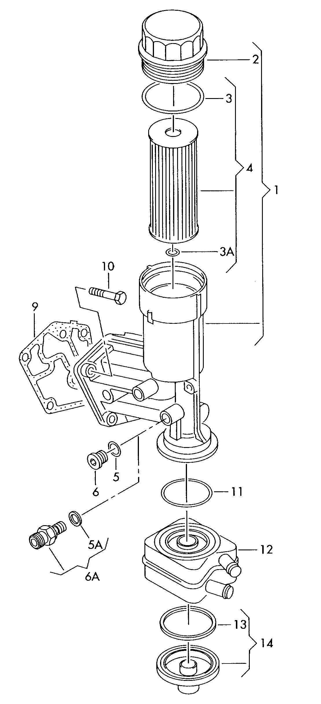 VW 045 115 389 J - Масляный фильтр autospares.lv