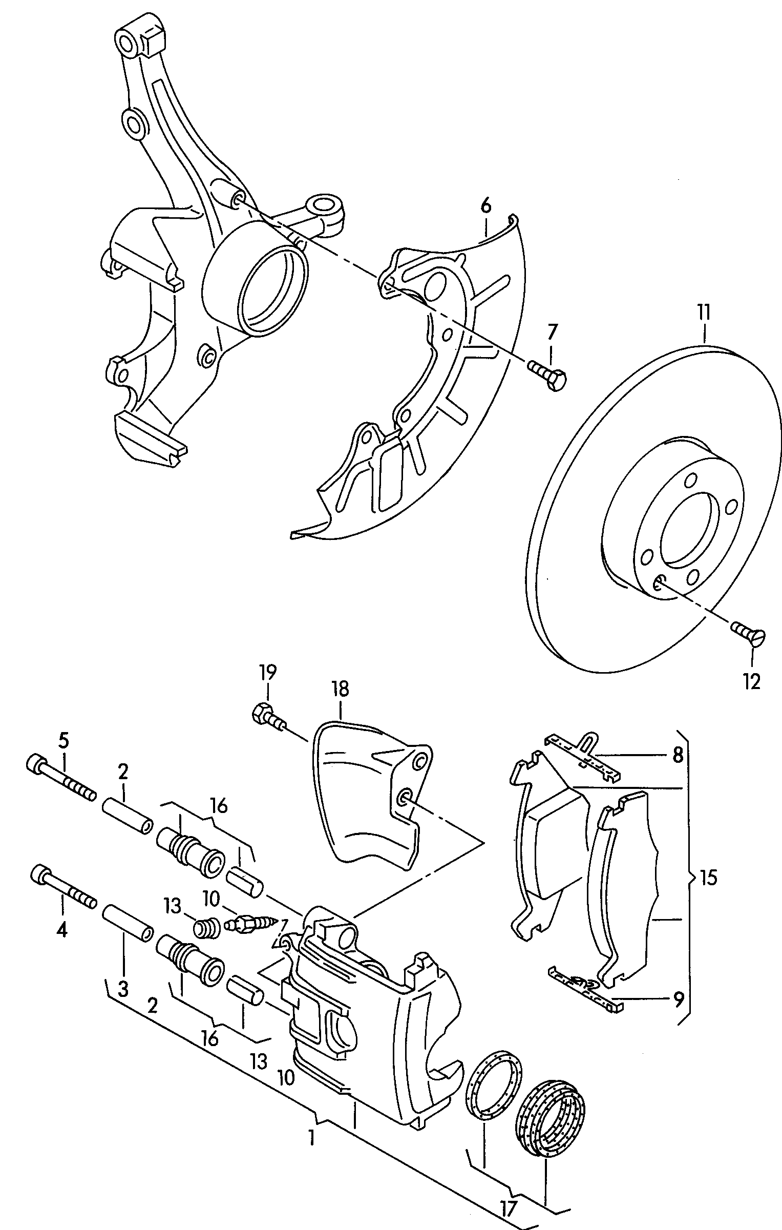 VW/SEAT 6N0615301 - Тормозной диск autospares.lv