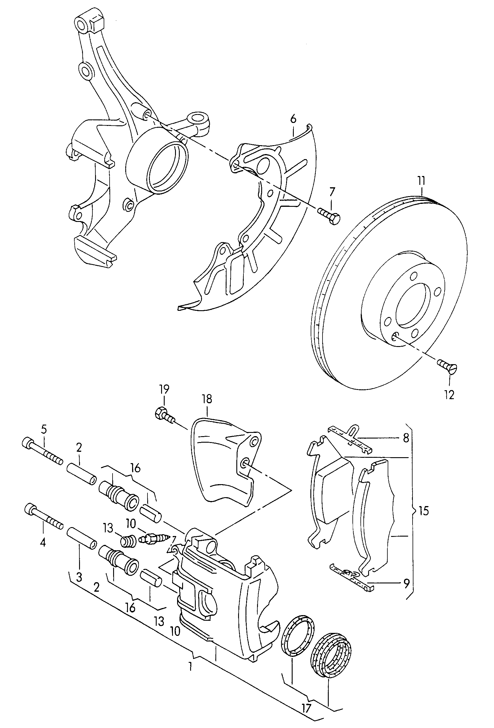 Skoda 6N0 615 301 C - Тормозной диск autospares.lv