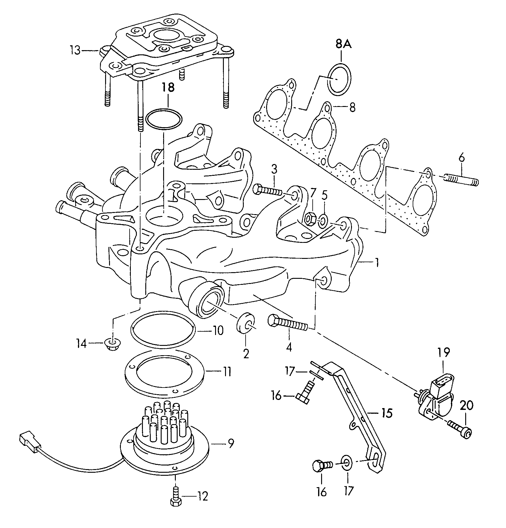 VAG N 011 525 20 - Плоская шайба autospares.lv