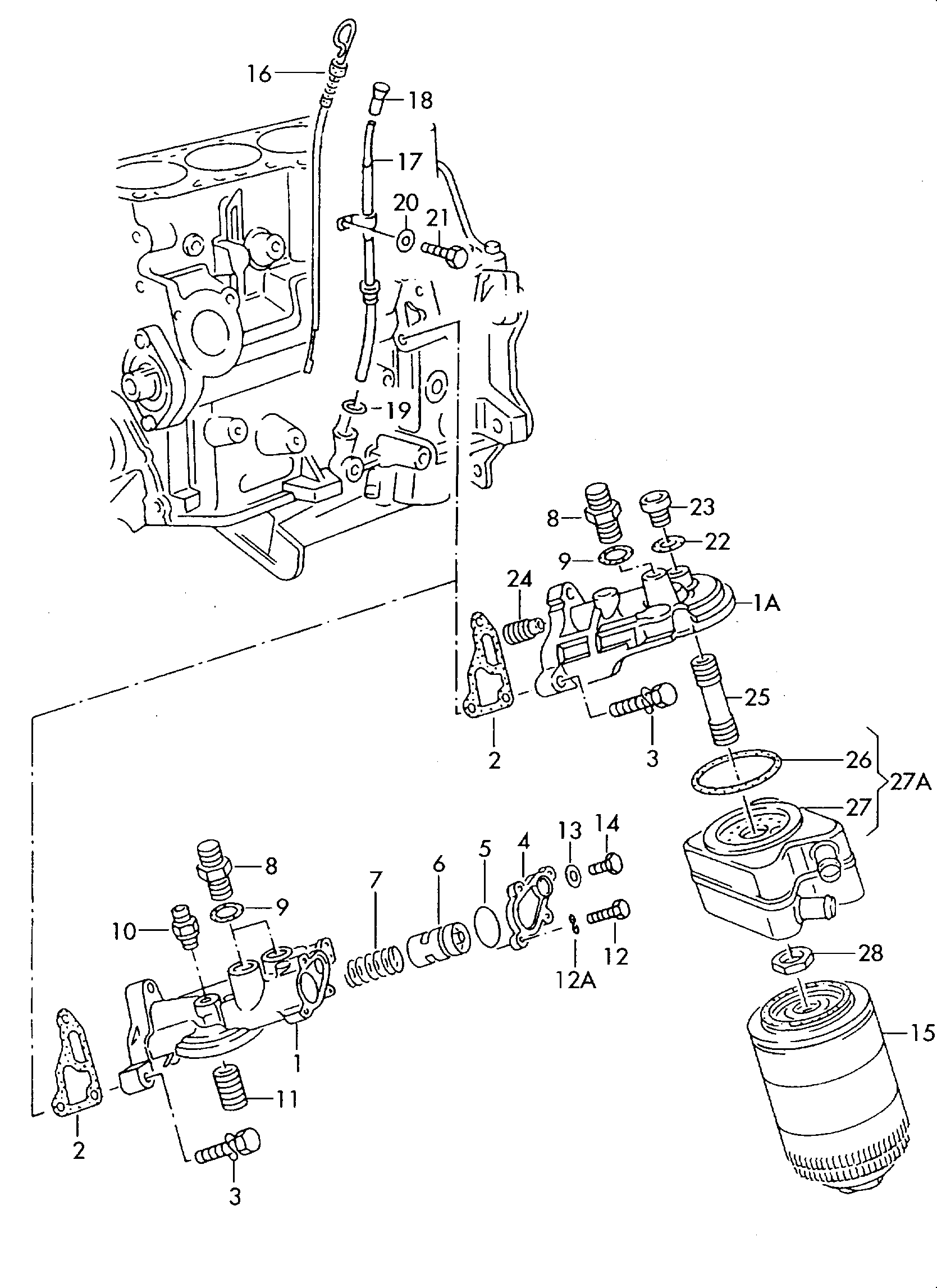 VW 030 115 561 C - Масляный фильтр autospares.lv