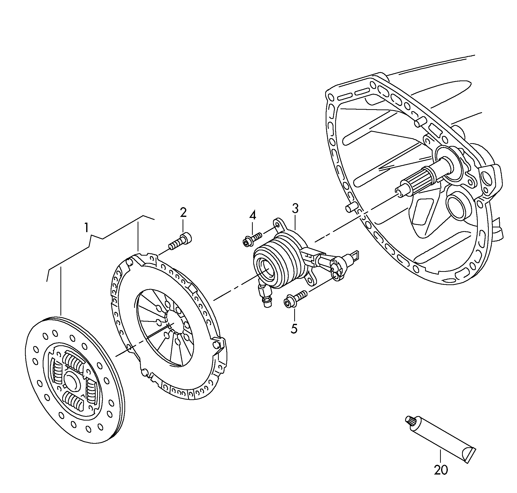 AUDI 0B7 141 671 - Центральный выключатель, система сцепления autospares.lv