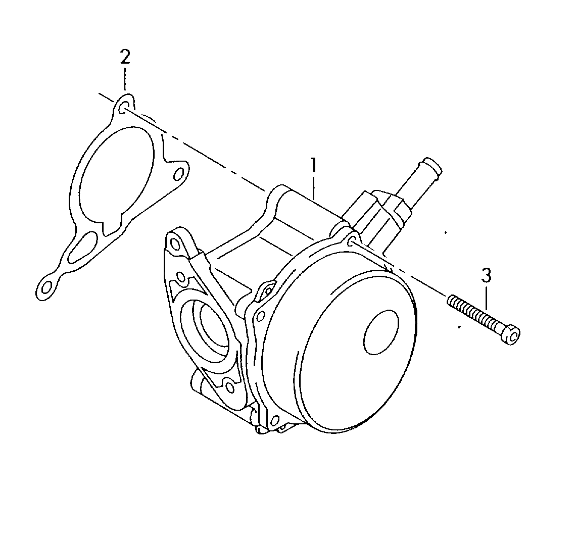 VW 06H 103 121J - Прокладка, вакуумный насос autospares.lv