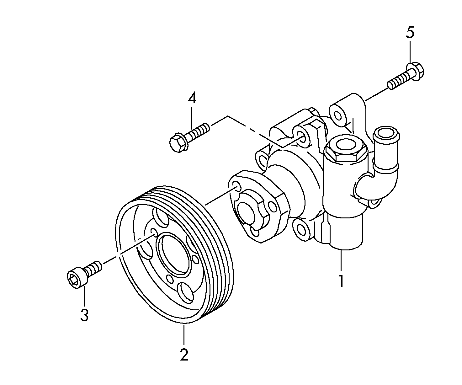 VAG 7L6 422 154 E - Гидравлический насос, рулевое управление, ГУР autospares.lv