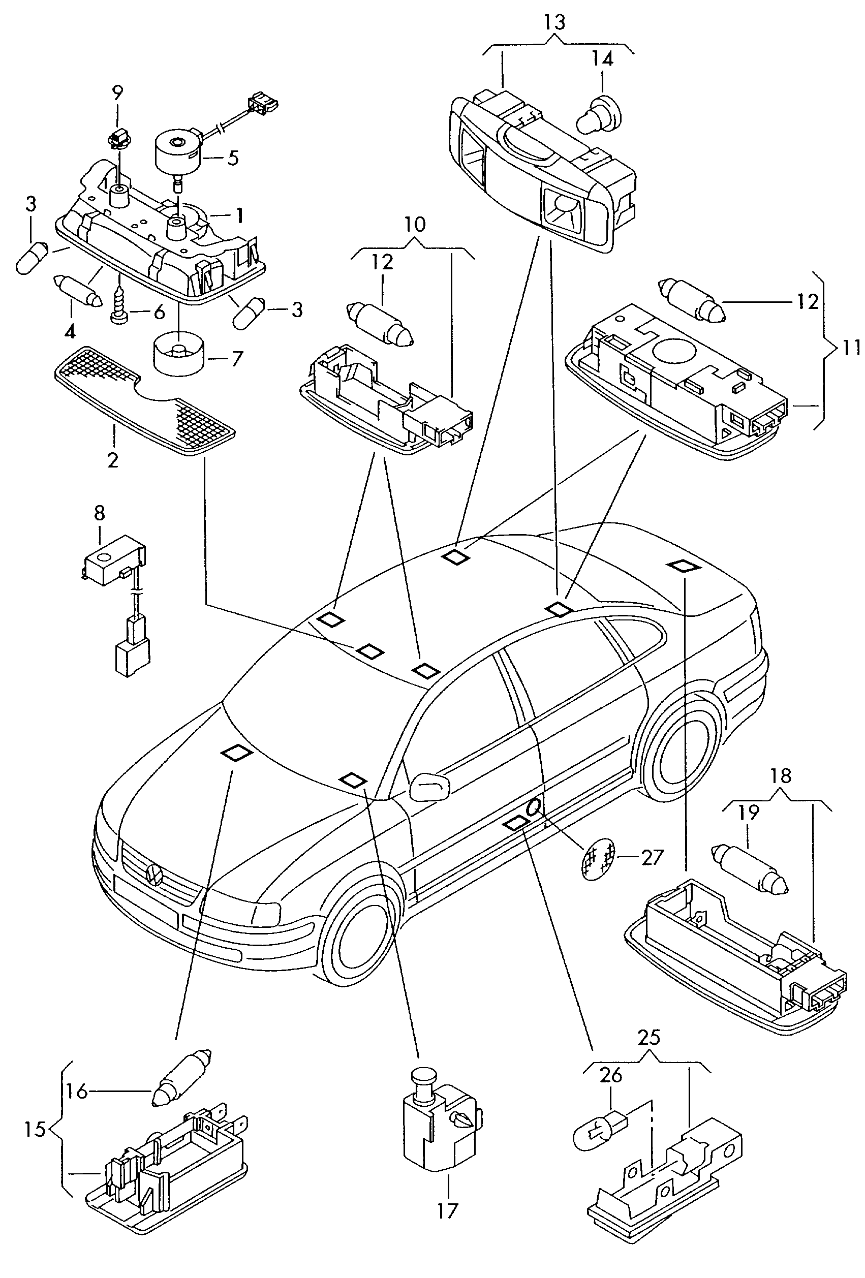 Porsche N  0177532 - Лампа накаливания, дополнительный фонарь сигнала торможения autospares.lv