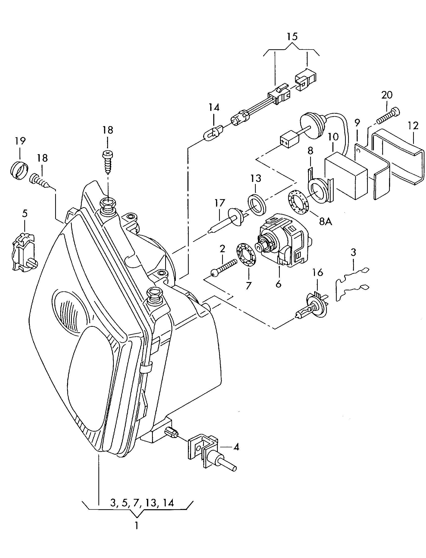 Skoda N  10445701 - Лампа накаливания, основная фара autospares.lv