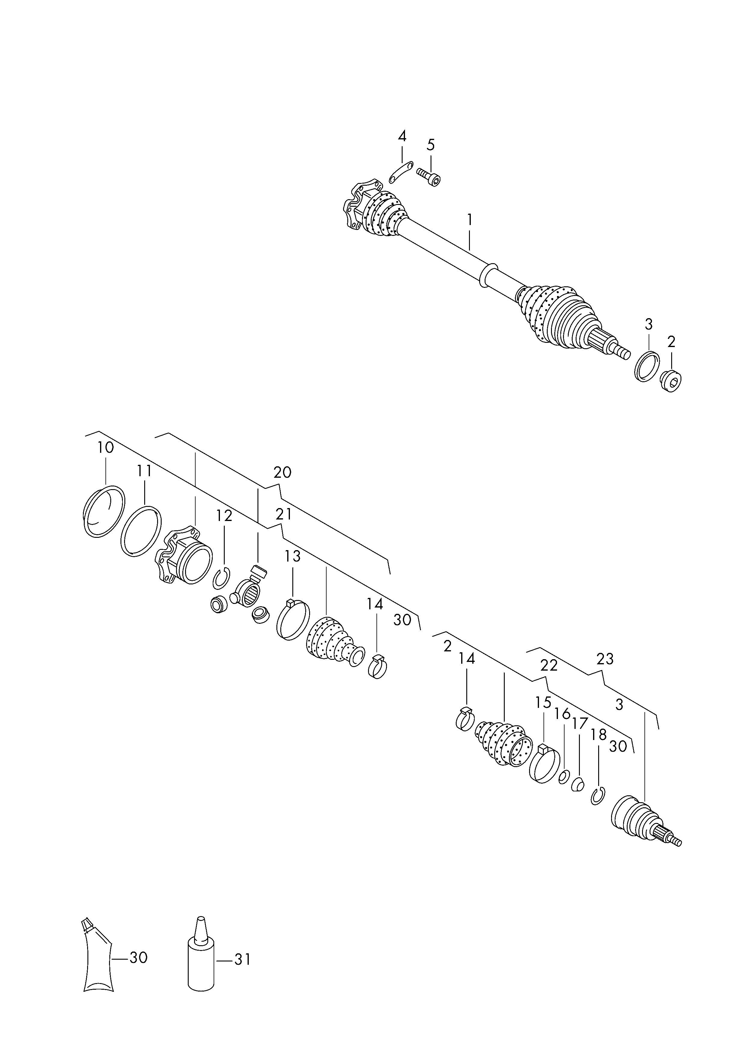 Skoda 6C0498203 - Пыльник, приводной вал autospares.lv