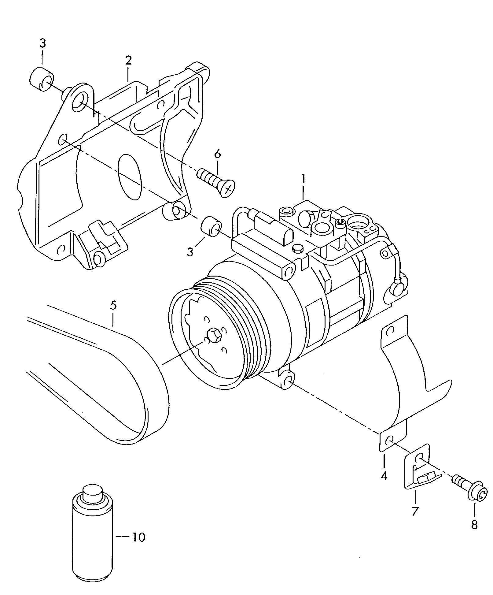 OM 3D0820803T - Компрессор кондиционера autospares.lv