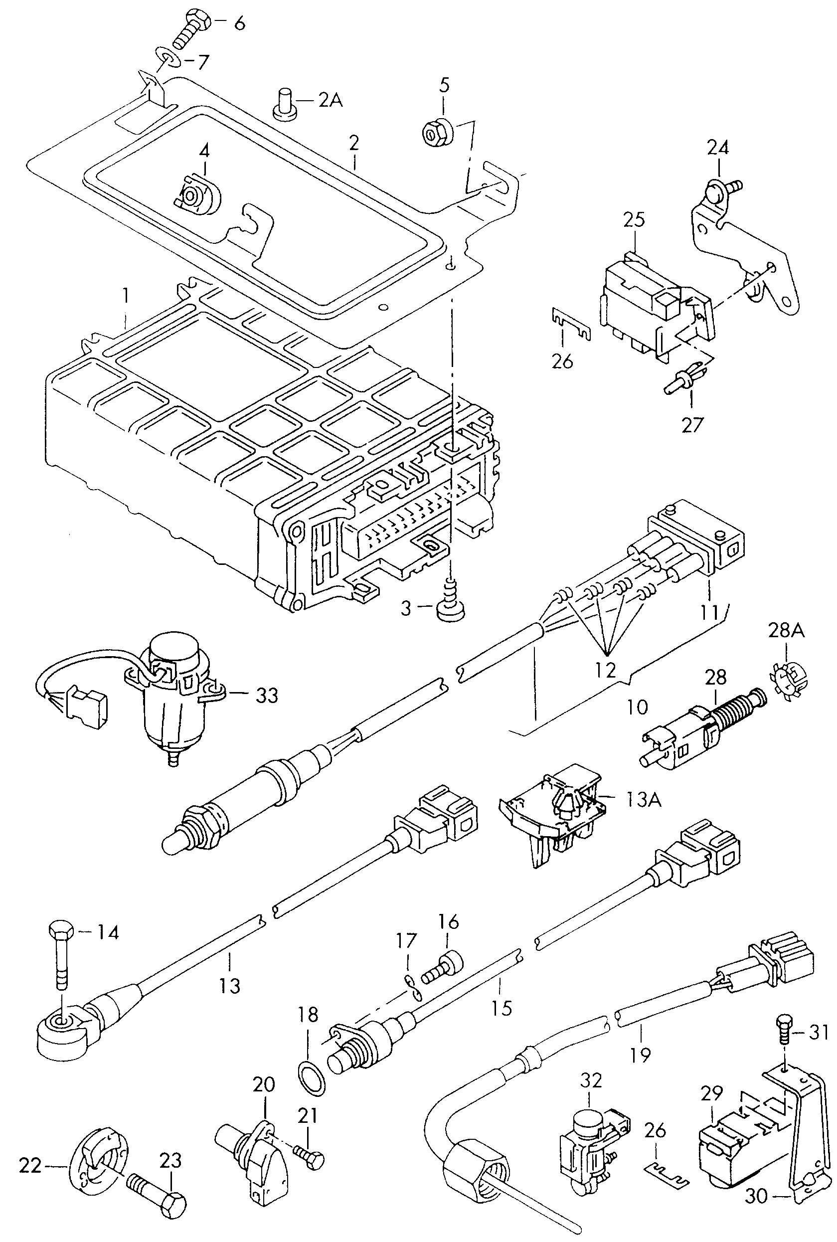 Seat 037 906 433 B - Датчик импульсов, коленвал autospares.lv