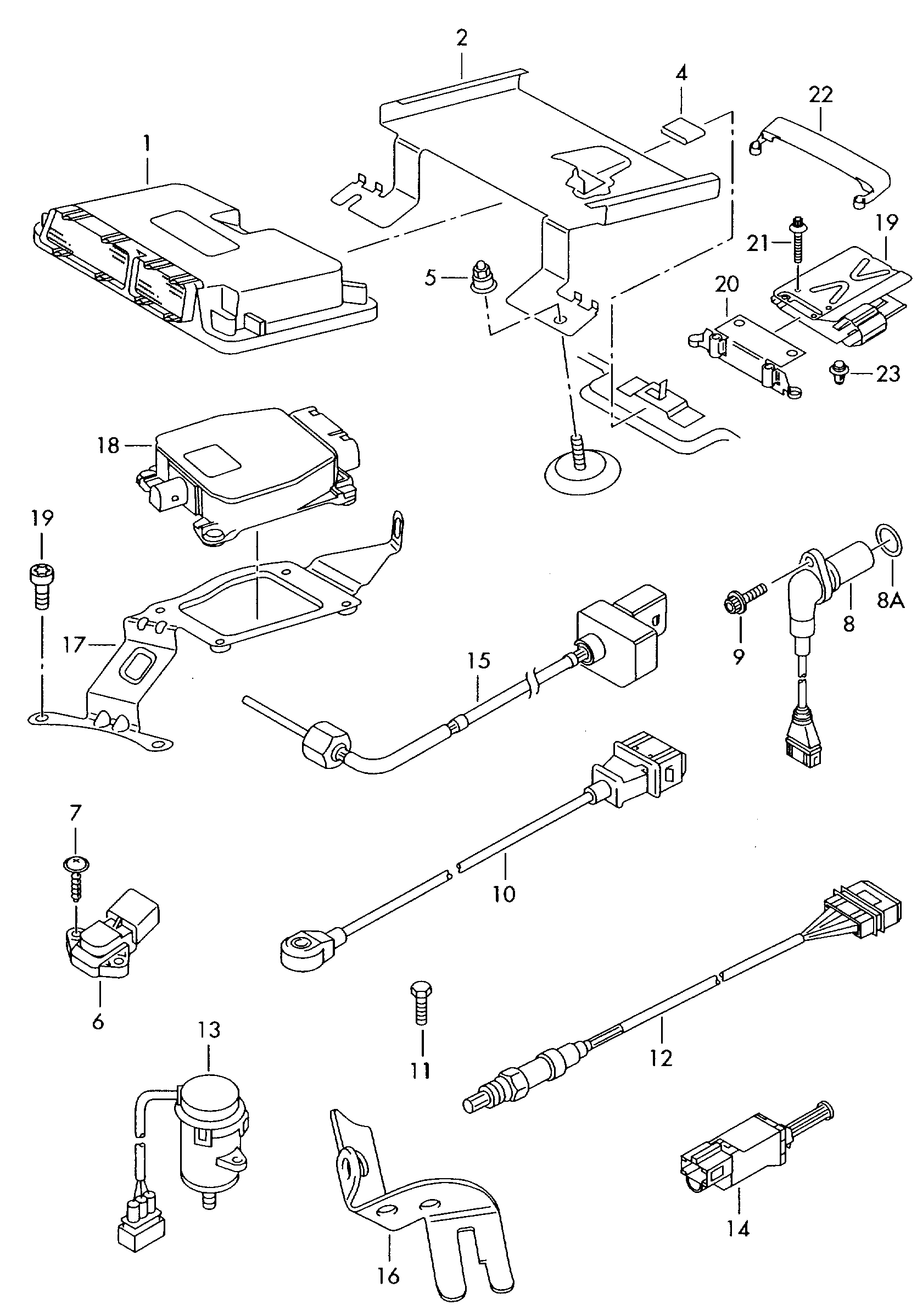 VAG 038957147C - Датчик скорости / RPM autospares.lv