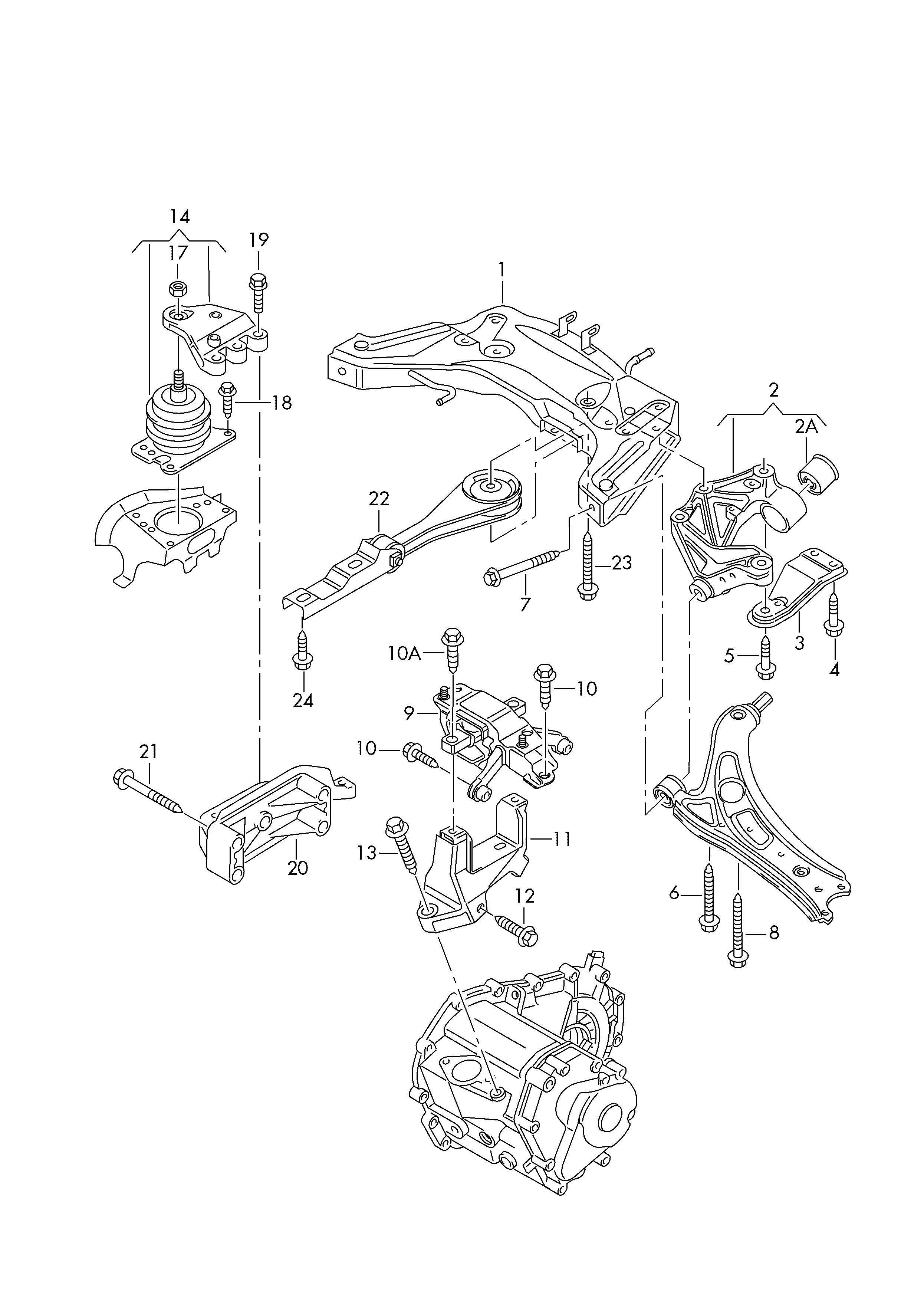 Seat 6R0 199 167 S - Подушка, опора, подвеска двигателя autospares.lv