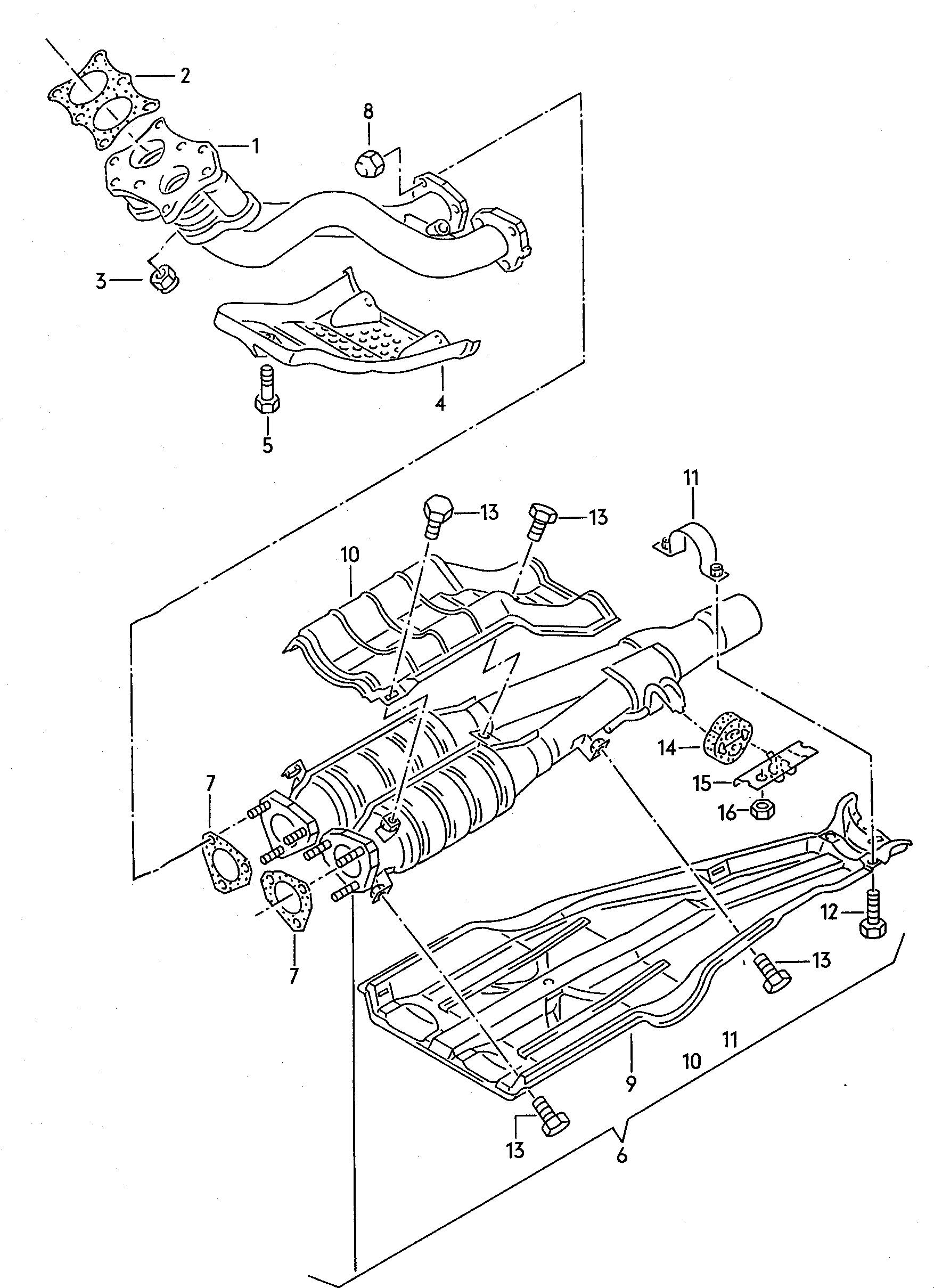 VW 893253147D - Кронштейн, втулка, система выпуска ОГ autospares.lv