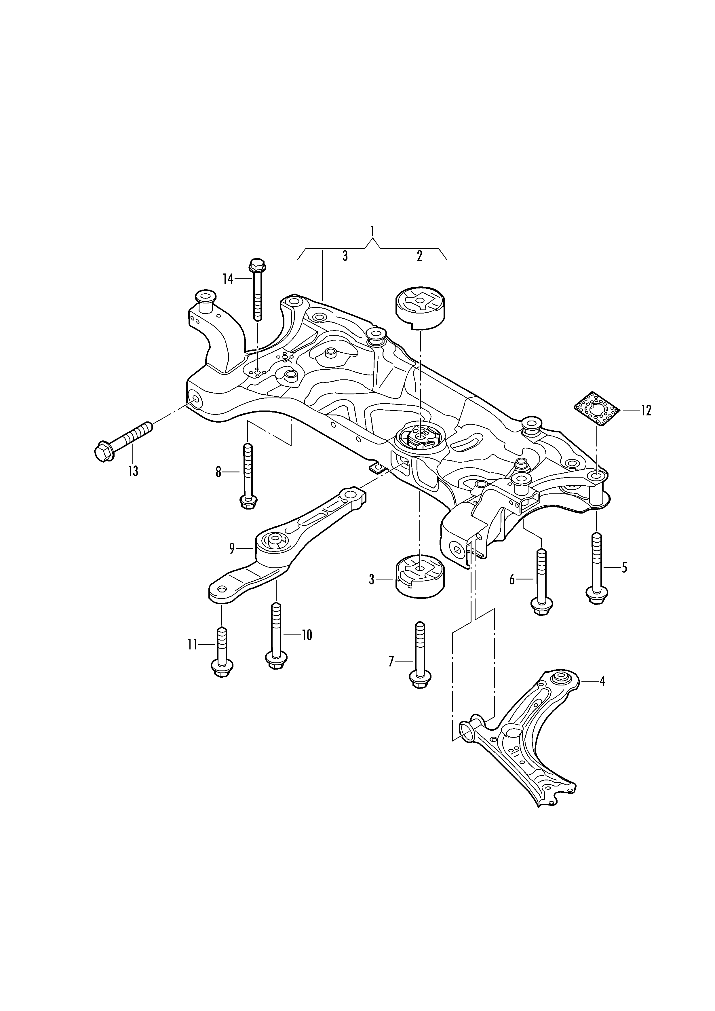 Seat 1K0 199 855 BA - Подушка, опора, подвеска двигателя autospares.lv