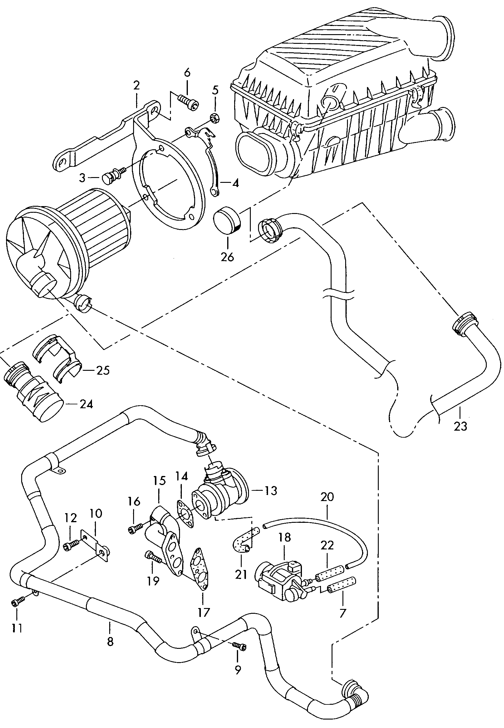 VW 06A 959 253 B - Насос дополнительного воздуха autospares.lv