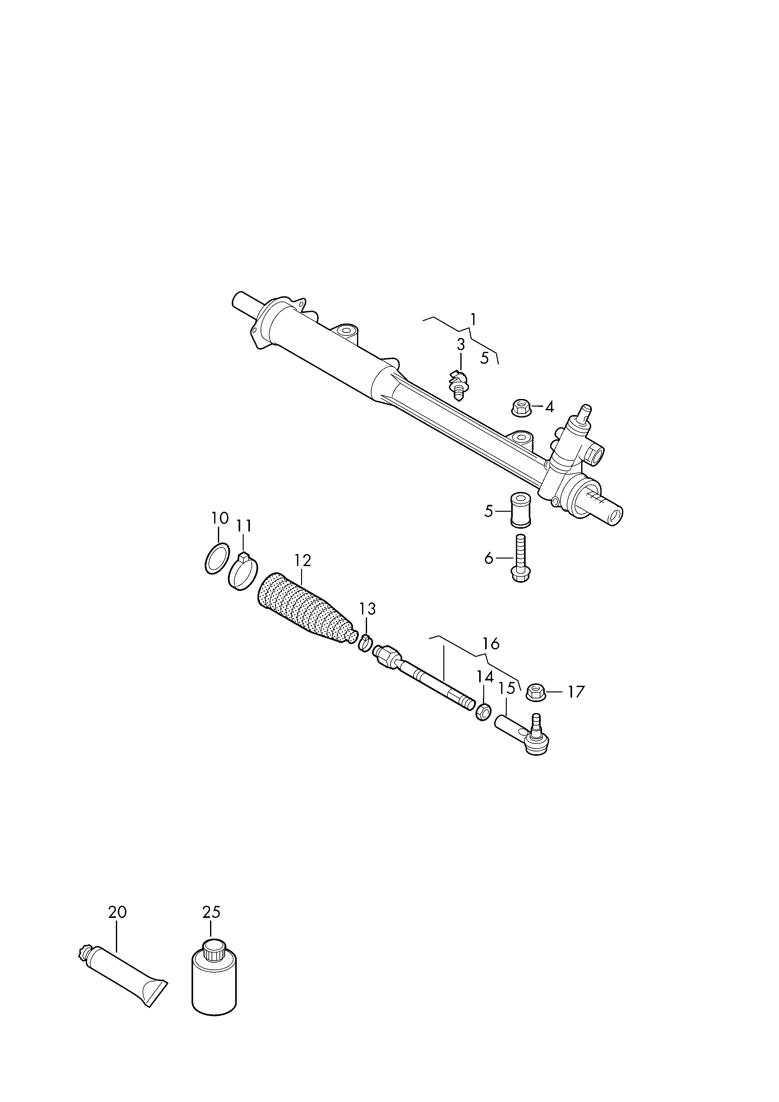 Skoda 2H0422817 - Наконечник рулевой тяги, шарнир autospares.lv