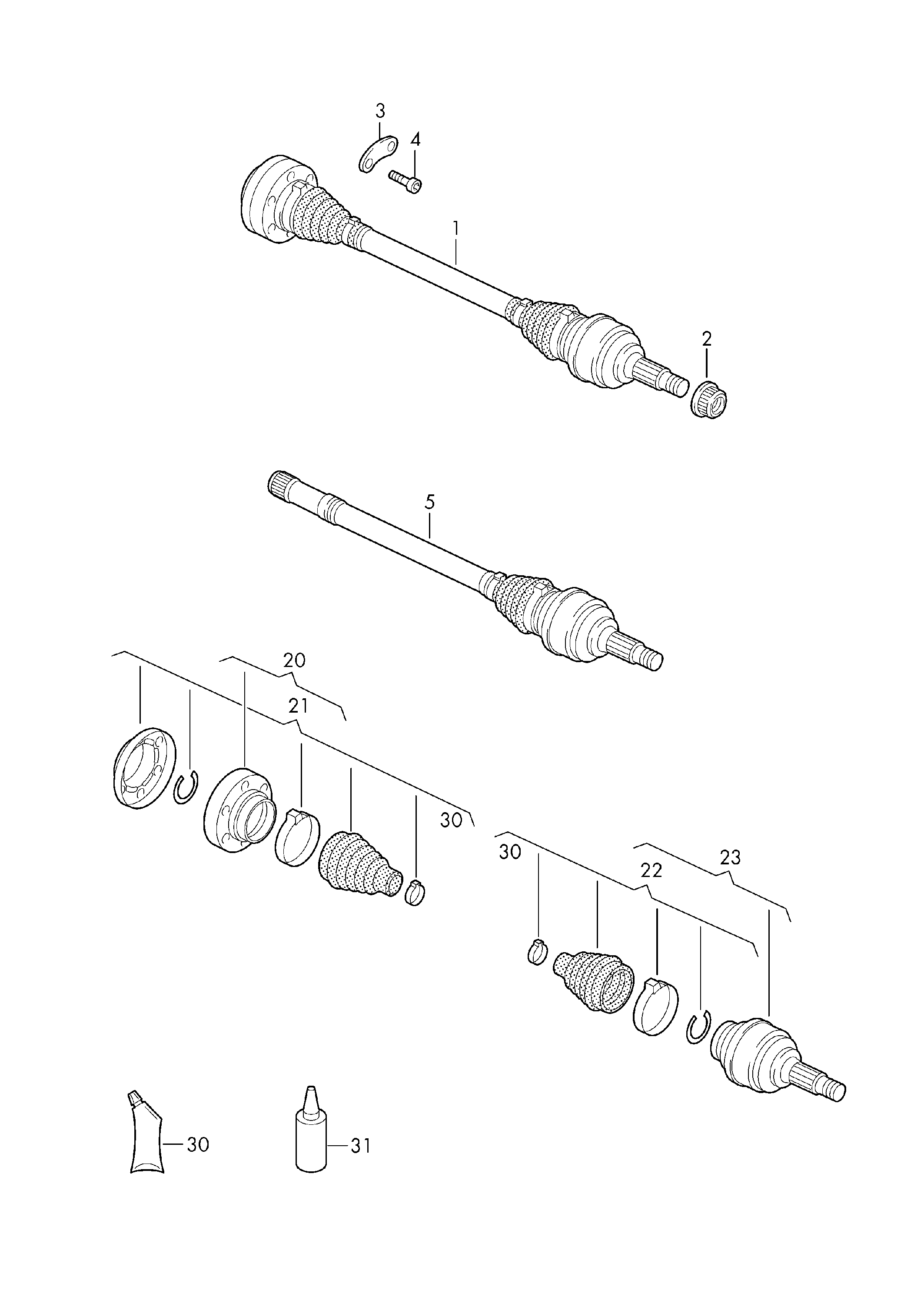 VAG 7L0598201A - Пыльник, приводной вал autospares.lv