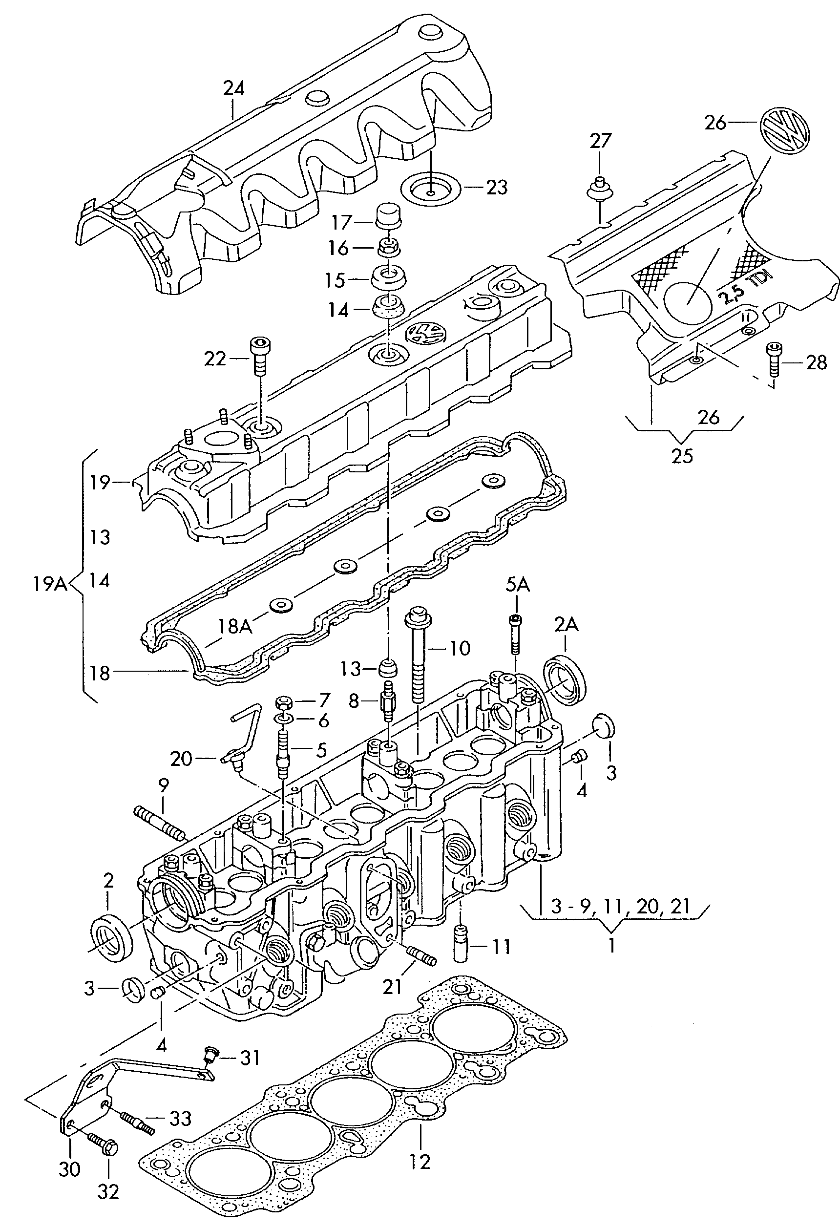 VAG 028103086A - Уплотняющее кольцо, промежуточный вал autospares.lv