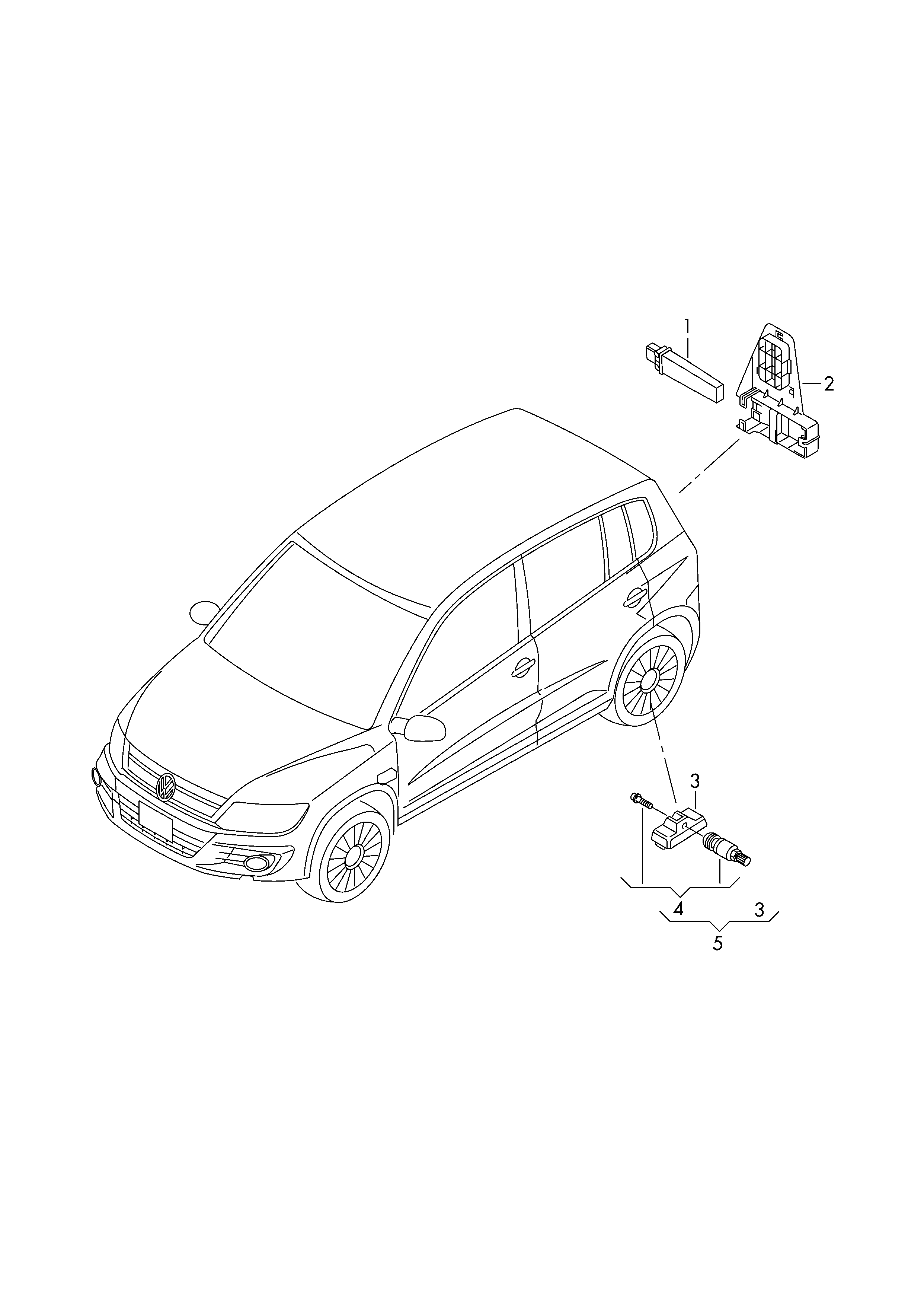 Skoda 3AA907275B - Датчик давления в шинах autospares.lv