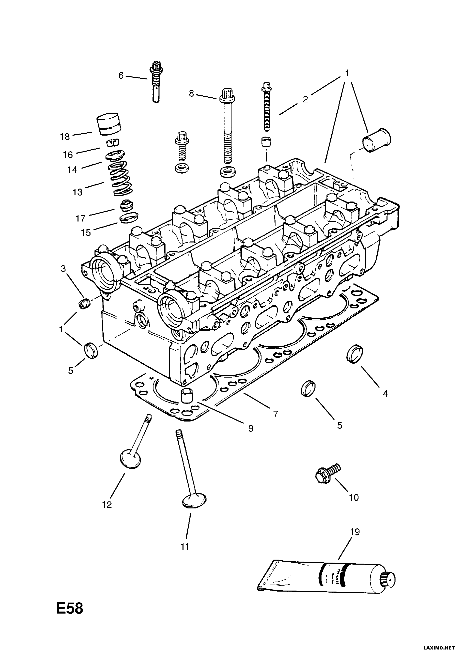 Opel 6 08 809 - Прокладка, головка цилиндра autospares.lv